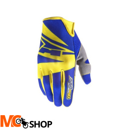 Rękawice AXO SX niebiesko-żółte