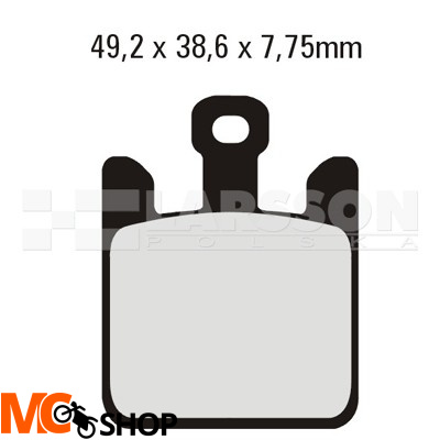 Klocki hamulcowe EBC (4 szt.) FA369/4HH 4101242 Kawasaki ZX-6RR, ZX-10R Klocki hamulcowe EBC (4 szt.) FA369/4HH 4101242 Kawasaki ZX-6RR, ZX-10R