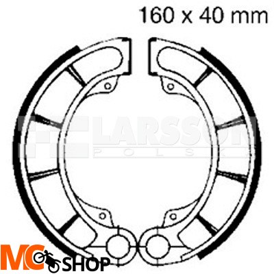 Szczęki hamulcowe komplet EBC 321 4200033 Honda VT 600