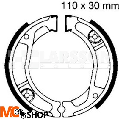 Szczęki hamulcowe komplet EBC 323 4200036 Honda NX 250, XR 250 Szczęki hamulcowe komplet EBC 323 4200036 Honda NX 250, XR 250