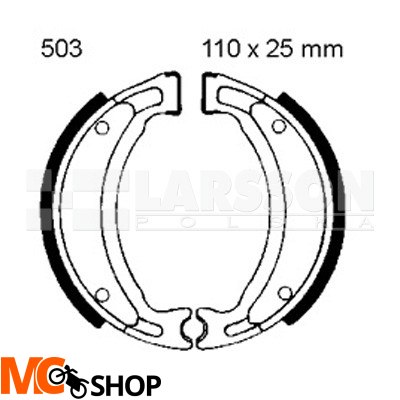 Szczęki hamulcowe komplet EBC 503WG 4200426 Keeway RY6 50, ATU Generic Spin 50 Szczęki hamulcowe komplet EBC 503WG 4200426 Keeway RY6 50, ATU Generic Spin 50