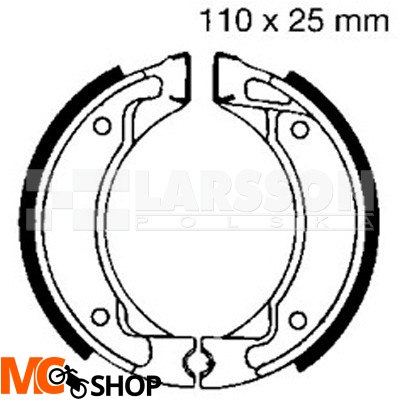 Szczęki hamulcowe komplet EBC 518 4200225 Yamaha DT 50, SR 125 Szczęki hamulcowe komplet EBC 518 4200225 Yamaha DT 50, SR 125
