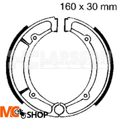 Szczęki hamulcowe komplet EBC 516 4200060 Yamaha XS 400 Szczęki hamulcowe komplet EBC 516 4200060 Yamaha XS 400