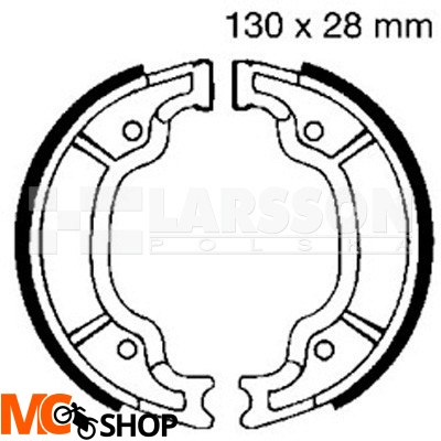 Szczęki hamulcowe komplet EBC 527 4200459 Yamaha XVS 125, MBK YN 100 Szczęki hamulcowe komplet EBC 527 4200459 Yamaha XVS 125, MBK YN 100