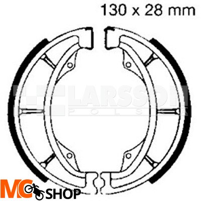 Szczęki hamulcowe komplet EBC 602 4200108 Suzuki DR 600, Kawasaki KX 500 Szczęki hamulcowe komplet EBC 602 4200108 Suzuki DR 600, Kawasaki KX 500
