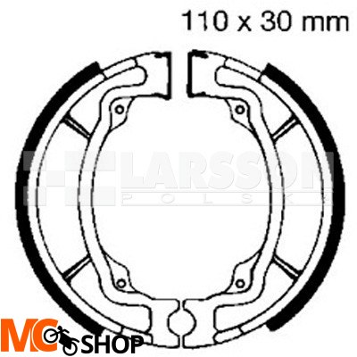 Szczęki hamulcowe komplet EBC 603 4200045 Suzuki TS 50, Kawasaki KLX 110 Szczęki hamulcowe komplet EBC 603 4200045 Suzuki TS 50, Kawasaki KLX 110