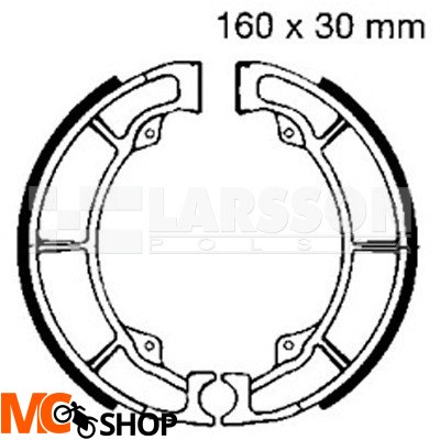 Szczęki hamulcowe komplet EBC 706 4200090 Kawasaki W 650, ER 500, Szczęki hamulcowe komplet EBC 706 4200090 Kawasaki W 650, ER 500,