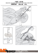 GIVI 4108FZ STELAŻ CENTRALNY KUFRA KAWASAKI NINJA300 (13)