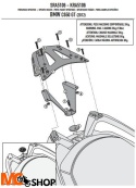 GIVI SRA5106 Mocowanie centralne ALU do BMW C650GT