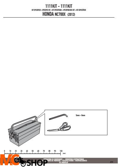 GIVI ZESTAW MONATAŻOWY DO TE1111