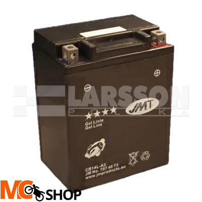 Akumulator żelowy JMT YB14L-A2 (CB14L-A2) 1100336 Yamaha FJ 1200, FZ 750, XS 650
