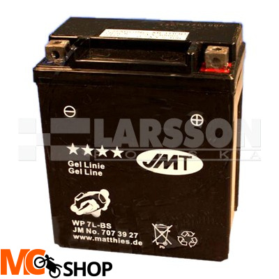 Akumulator żelowy JMT YTX7L-BS (WP7L-BS) 1100300 Suzuki VL 250, Honda SH 150 Akumulator żelowy JMT YTX7L-BS (WP7L-BS) 1100300 Suzuki VL 250, Honda SH 150