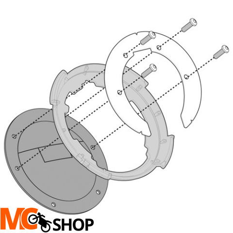 Kappa BF09K Pierścień mocujący tanklock Ducati Kappa BF09K Pierścień mocujący tanklock Ducati