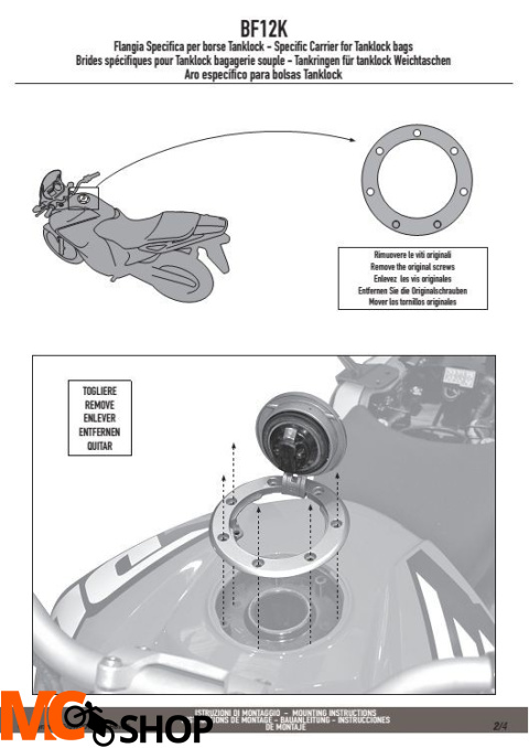 KAPPA BF12K MOCOWANIE TANKLOCK KTM DUKE 125-200-390 (11) KAPPA BF12K MOCOWANIE TANKLOCK KTM DUKE 125-200-390 (11)