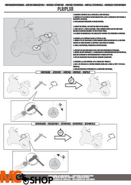KAPPA KLR3105 STELAŻ boczny SUZUKI DL1000 V-STROM '14 do kufrów K-Venture