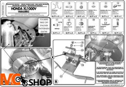 Kappa KN28 Gmole Honda Xl 1000V Varadero / Abs (03 > 0