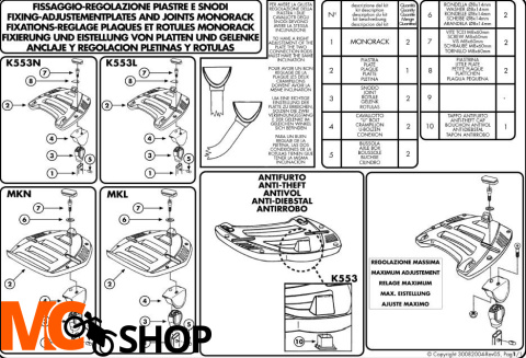 Kappa MKN płyta pod kufer MONOLOCK metalowa Kappa MKN płyta pod kufer MONOLOCK metalowa