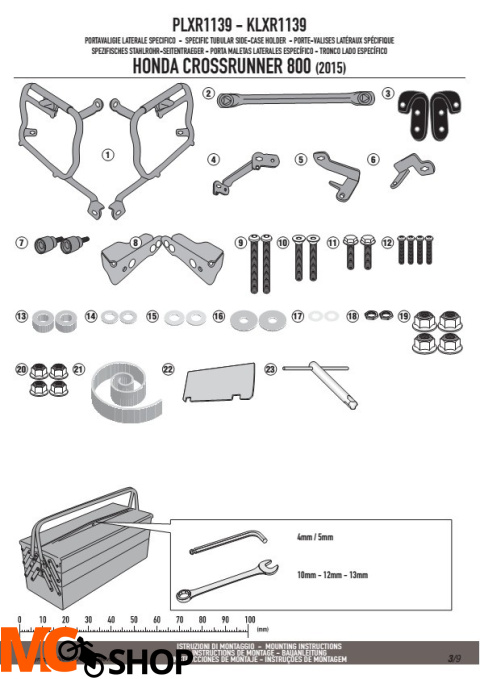 KAPPA KN1139 GMOLE HONDA CROSSRUNNER 800 (2015)