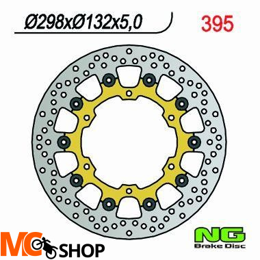 NG TARCZA HAMULCA PRZÓD YAMAHA XVZ 1300/ XV 1600 NG395 NG TARCZA HAMULCA PRZÓD YAMAHA XVZ 1300/ XV 1600 NG395