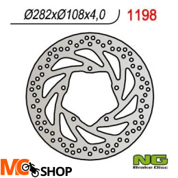 NG TARCZA HAMULCOWA PRZÓD YAMAHA YBR250 07-11 NG1198