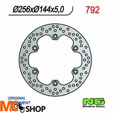 NG TARCZA HAMULCOWA TYŁ HONDA CBR 1000F/ VFR 750 86-87 NG792