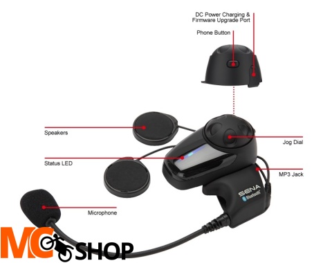 Interkom SENA SMH10D-11 DO 900M + 2x mic (2szt)