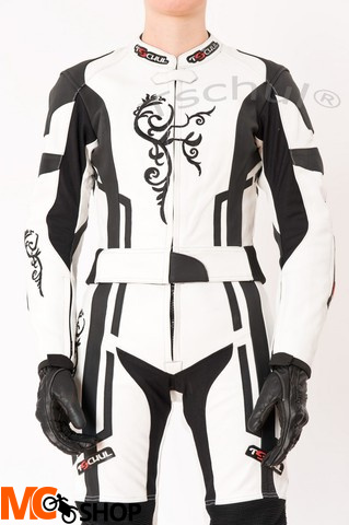 Kombinezon 2 częściowy damski TSCHUL 187 biało-czarny