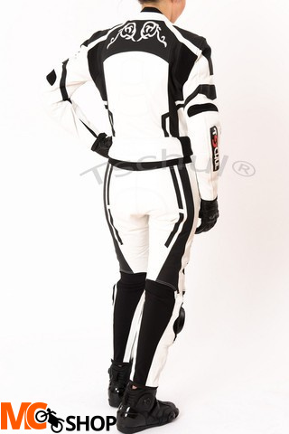 Kombinezon 2 częściowy damski TSCHUL 187 biało-czarny