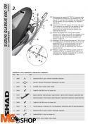 STELAŻ SHAD KSHS0GL69ST SUZUKI GLADIUS 650 - 09/16