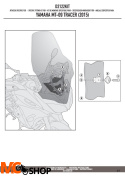 GIVI D2122KIT MOCOWANIE SZYBY 2122DT