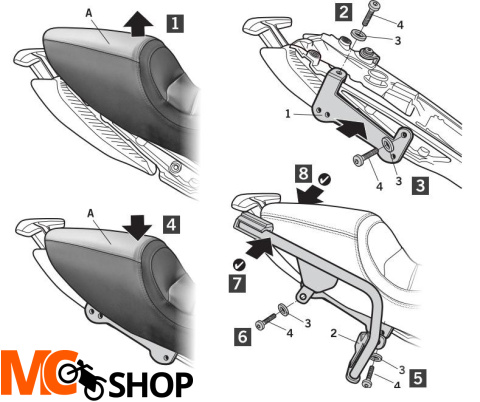 STELAŻ KUFRA BOCZNEGO 3P SHAD DO DUCATI DIAVEL STELAŻ KUFRA BOCZNEGO 3P SHAD DO DUCATI DIAVEL