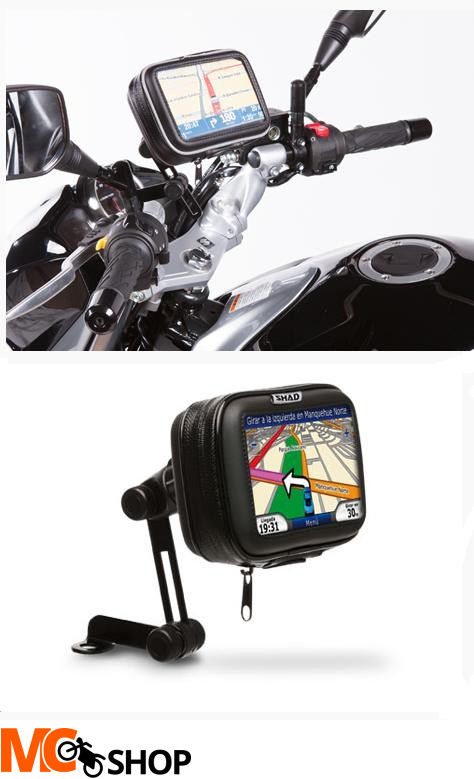 UCHWYT GPS MONTOWANY NA LUSTERKO SHAD 3,5 CALA UCHWYT GPS MONTOWANY NA LUSTERKO SHAD 3,5 CALA