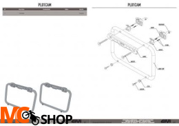 GIVI PL01CAM MOCOWANIE BOCZNE PL OUTBACK