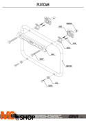 GIVI PL01CAM MOCOWANIE BOCZNE PL OUTBACK