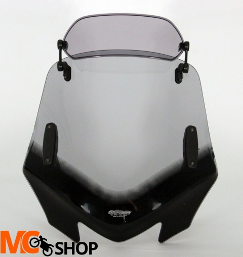 Uniwersalna szyba MRA do motocykli bez owiewek, forma - VFXSZ1 (przyciemniana) Uniwersalna szyba MRA do motocykli bez owiewek, forma - VFXSZ1 (przyciemniana)
