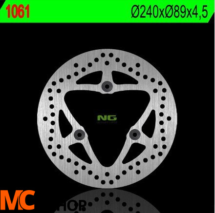 NG1061 TARCZA HAMULCOWA SUZUKI BURGMAN 125/200
