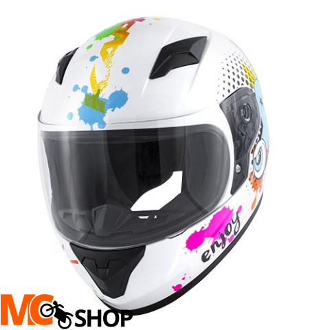 KAPPA HKJ04FB910 KASK J04 JUNIOR INTEGRALNY BIAŁY