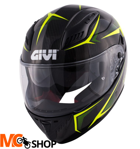 GIVI KASK INTEGRALNY 40.5 X-CARBON CZARNY/FLUO GIVI KASK INTEGRALNY 40.5 X-CARBON CZARNY/FLUO