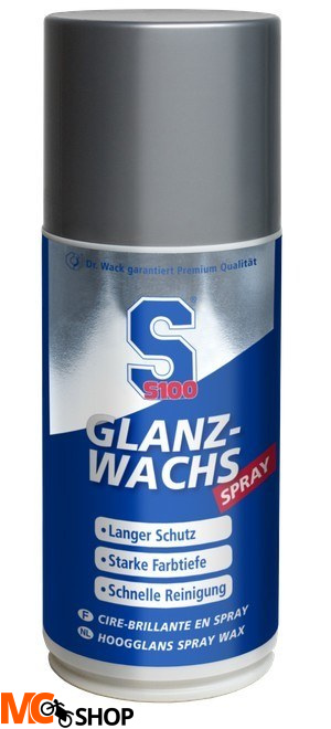 S100 GLANZ-WACHS SPRAY WOSK W SPRAYU 250ML 2470 S100 GLANZ-WACHS SPRAY WOSK W SPRAYU 250ML 2470