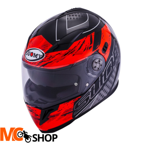 Kask SUOMY HALO Drift Red - integralny z blendą Kask SUOMY HALO Drift Red - integralny z blendą