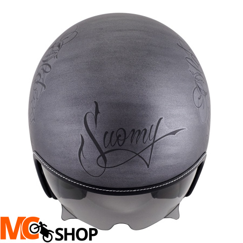 Kask SUOMY ROKK OLDSCHOOL GUNMETAL SCRATCH Kask SUOMY ROKK OLDSCHOOL GUNMETAL SCRATCH