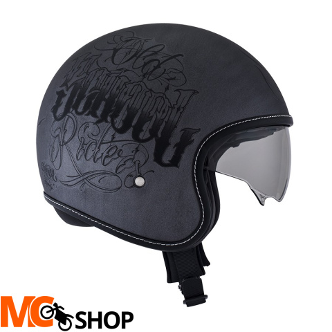 Kask SUOMY ROKK OLDSCHOOL GUNMETAL SCRATCH Kask SUOMY ROKK OLDSCHOOL GUNMETAL SCRATCH