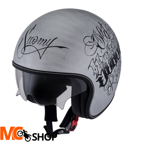 Kask SUOMY ROKK OLDSCHOOL Silver SCRATCH Kask SUOMY ROKK OLDSCHOOL Silver SCRATCH