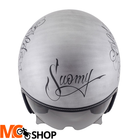 Kask SUOMY ROKK OLDSCHOOL Silver SCRATCH Kask SUOMY ROKK OLDSCHOOL Silver SCRATCH