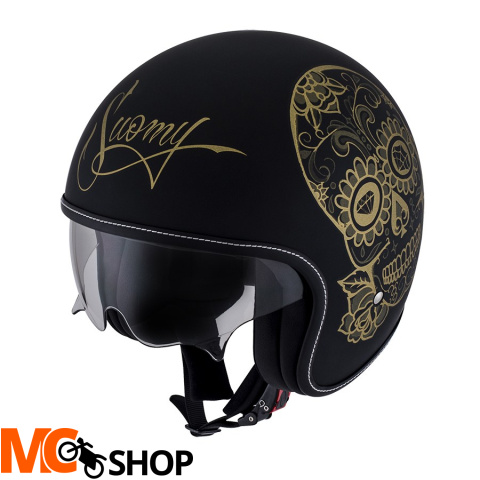 Kask SUOMY ROKK calavera BLACK/GOLD Kask SUOMY ROKK calavera BLACK/GOLD