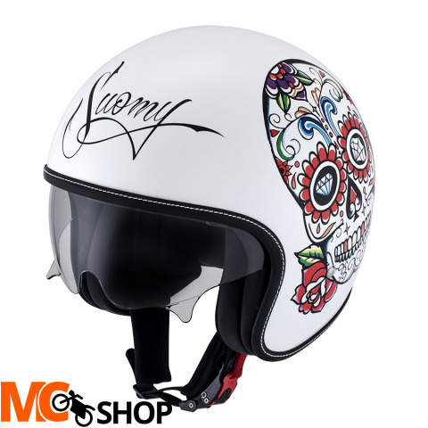 Kask SUOMY ROKK calavera white Kask SUOMY ROKK calavera white