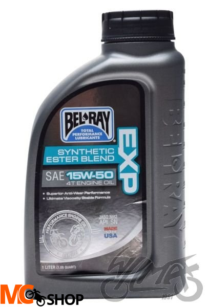 OLEJ BEL-RAY EXP PÓŁSYNT. ESTER BL. 4T 15W-50 1L OLEJ BEL-RAY EXP PÓŁSYNT. ESTER BL. 4T 15W-50 1L