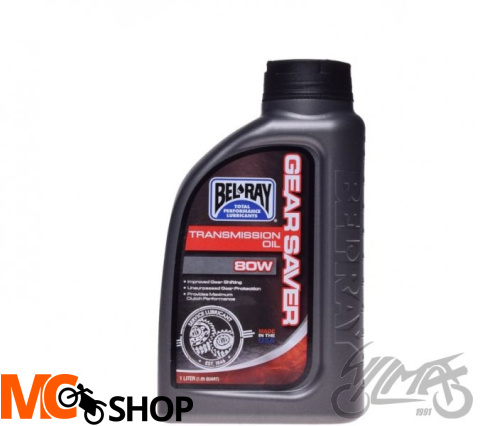 OLEJ BEL-RAY GEAR SAVER PRZEKŁADNIOWY 80W 1L OLEJ BEL-RAY GEAR SAVER PRZEKŁADNIOWY 80W 1L