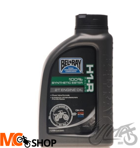 OLEJ BEL-RAY H1-R RACING 100% SYNT. ESTER 2T 1L