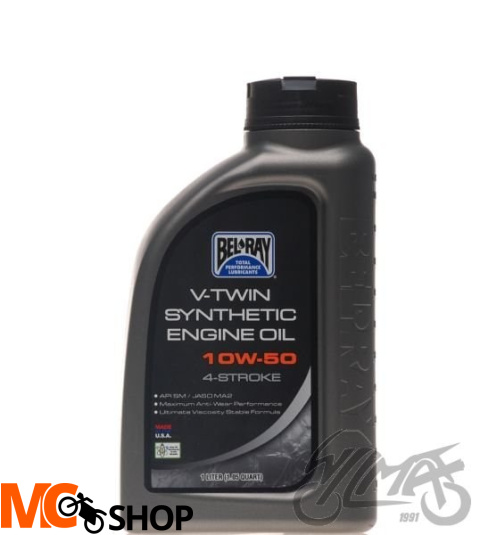 OLEJ BEL-RAY V-TWIN SYNTETYK 4T 10W-50 1L OLEJ BEL-RAY V-TWIN SYNTETYK 4T 10W-50 1L